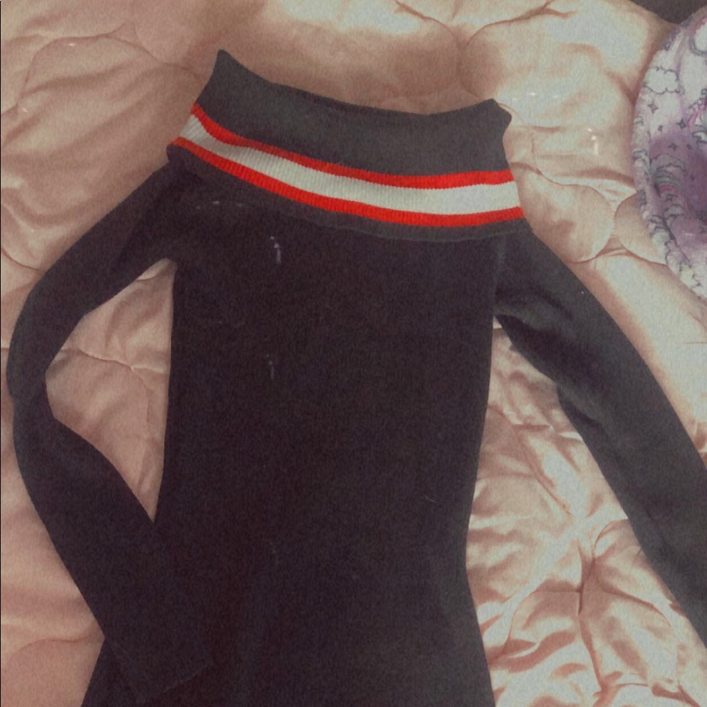 Slim fit OFF SHOULDER cotton dress